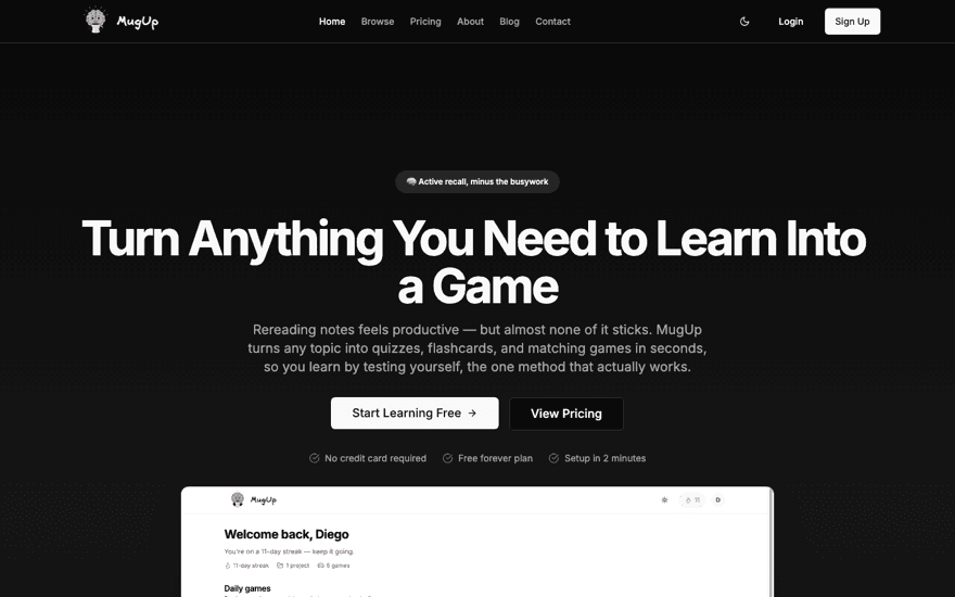 MugUp screenshot